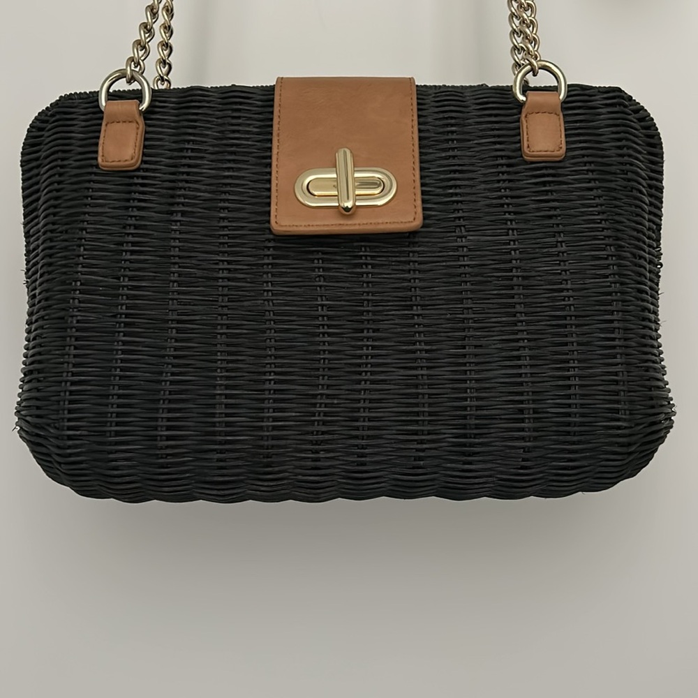 Talbots Black Rattan Bag - Picture 3 of 16